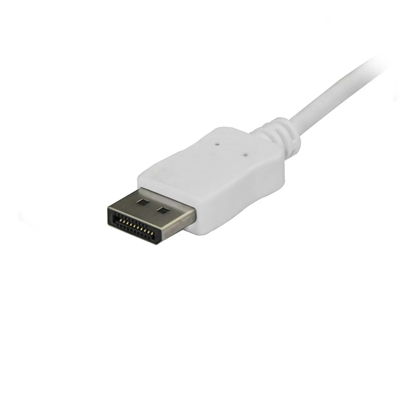 Star Tech 1.8m WHT USB C To DisplayPort 1.2 Cable 21.6Gbps 4K/60Hz For PC/Laptop