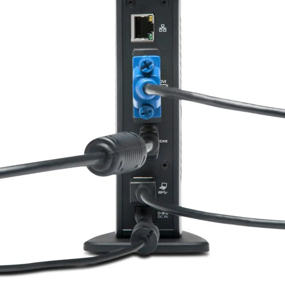 Kensington Universal Hub Adapter USB HDMI VGA DVI for Windows PC Monitor Laptop