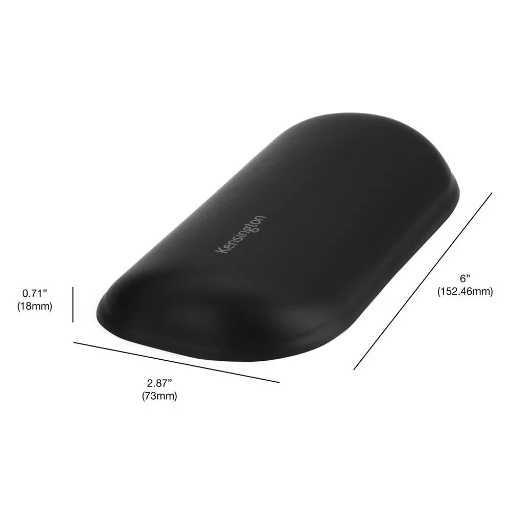 Kensington ErgoSoft Wrist Rest for Standard Mouse Gel Ultra Soft Ergonomic Black