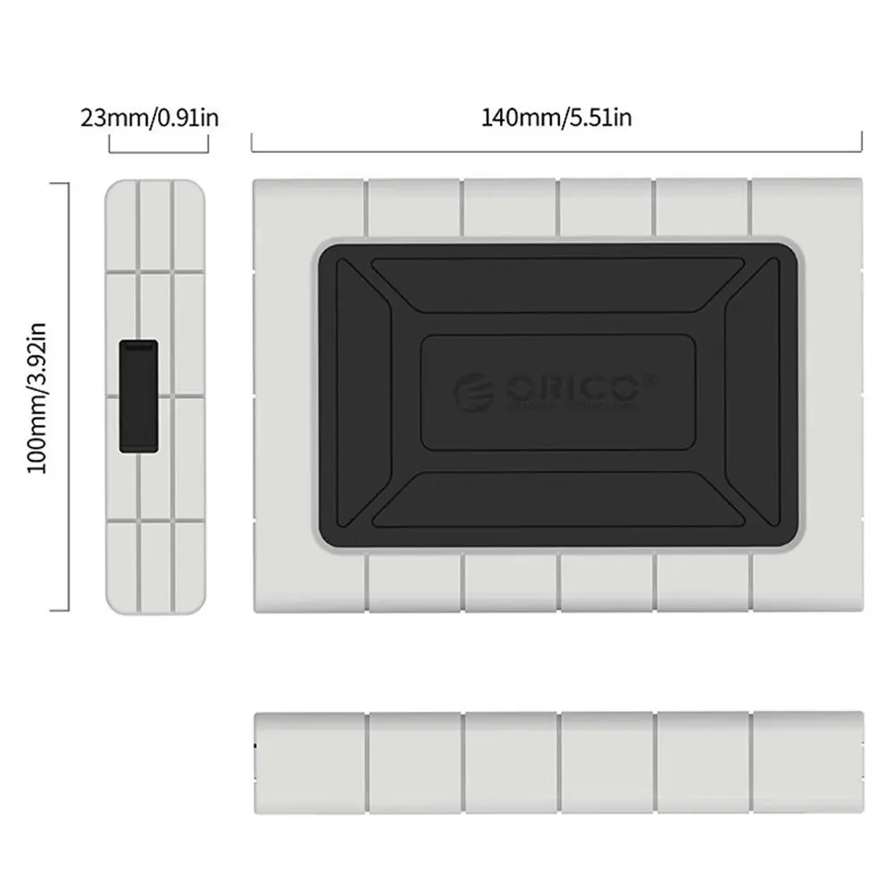 Orico 2539U3 2.5in USB Three-proofing Hard Drive Enclosure/Storage/Protection