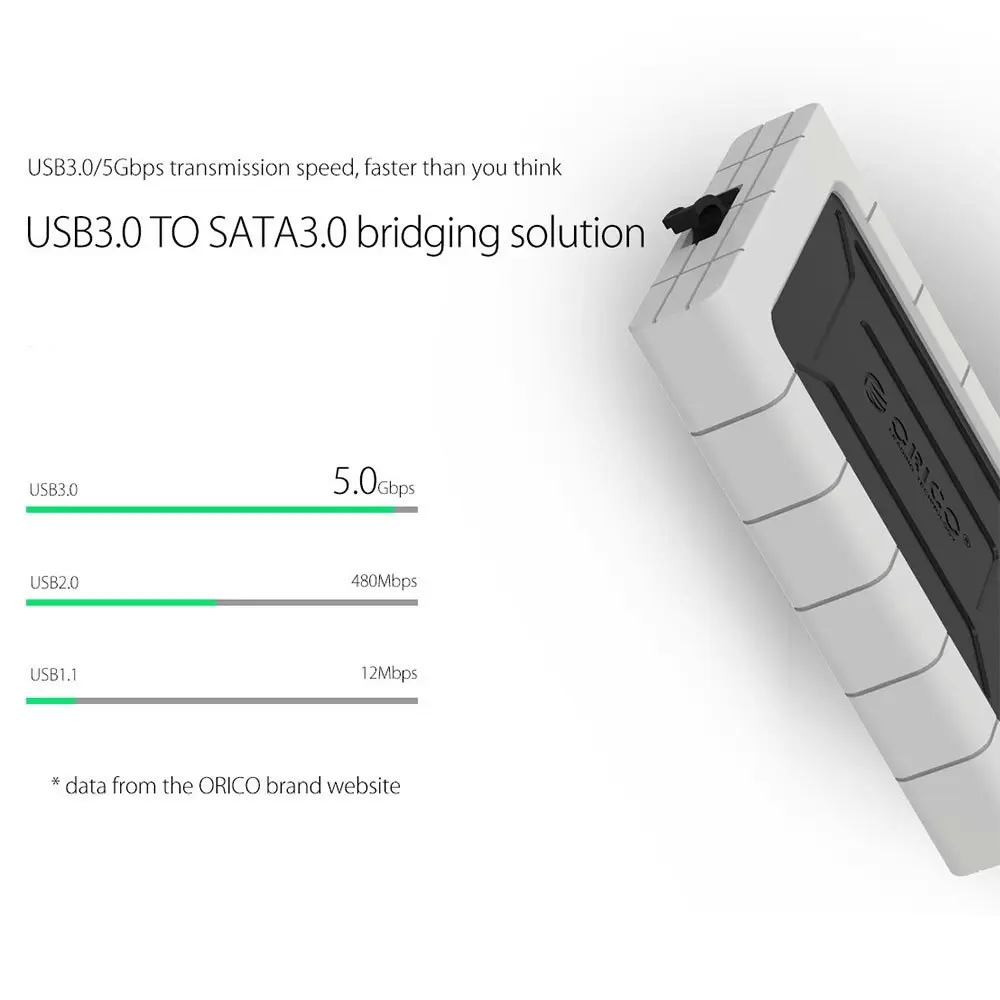 Orico 2539U3 2.5in USB Three-proofing Hard Drive Enclosure/Storage/Protection