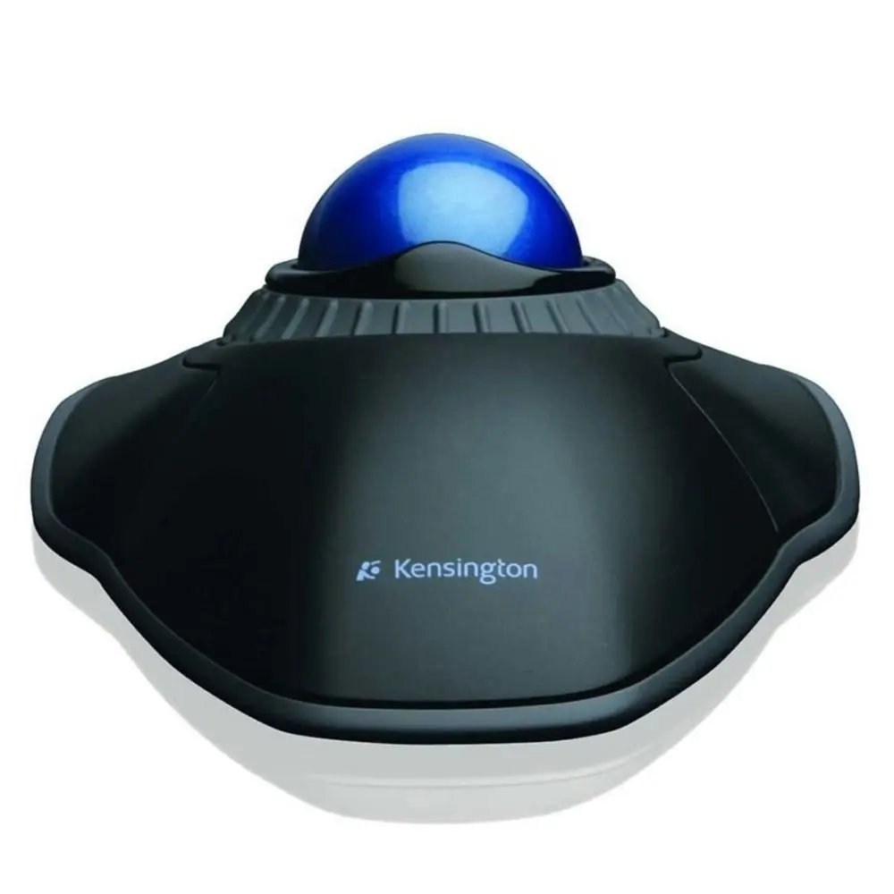 Kensington Orbit Trackball w/ Scroll Ring/Wrist Rest Optical Mouse Tracking