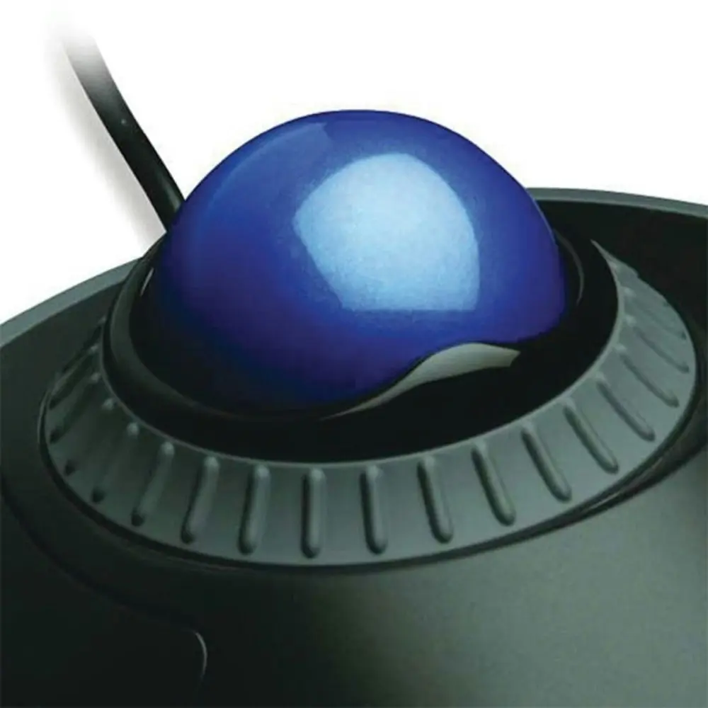 Kensington Orbit Trackball w/ Scroll Ring/Wrist Rest Optical Mouse Tracking