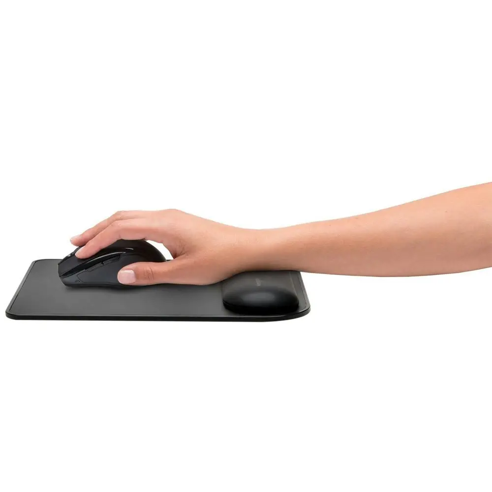 Kensington Ergosoft Mousepad Computer PC Laptop Mouse Mat Pad w/ Wrist Rest BLK