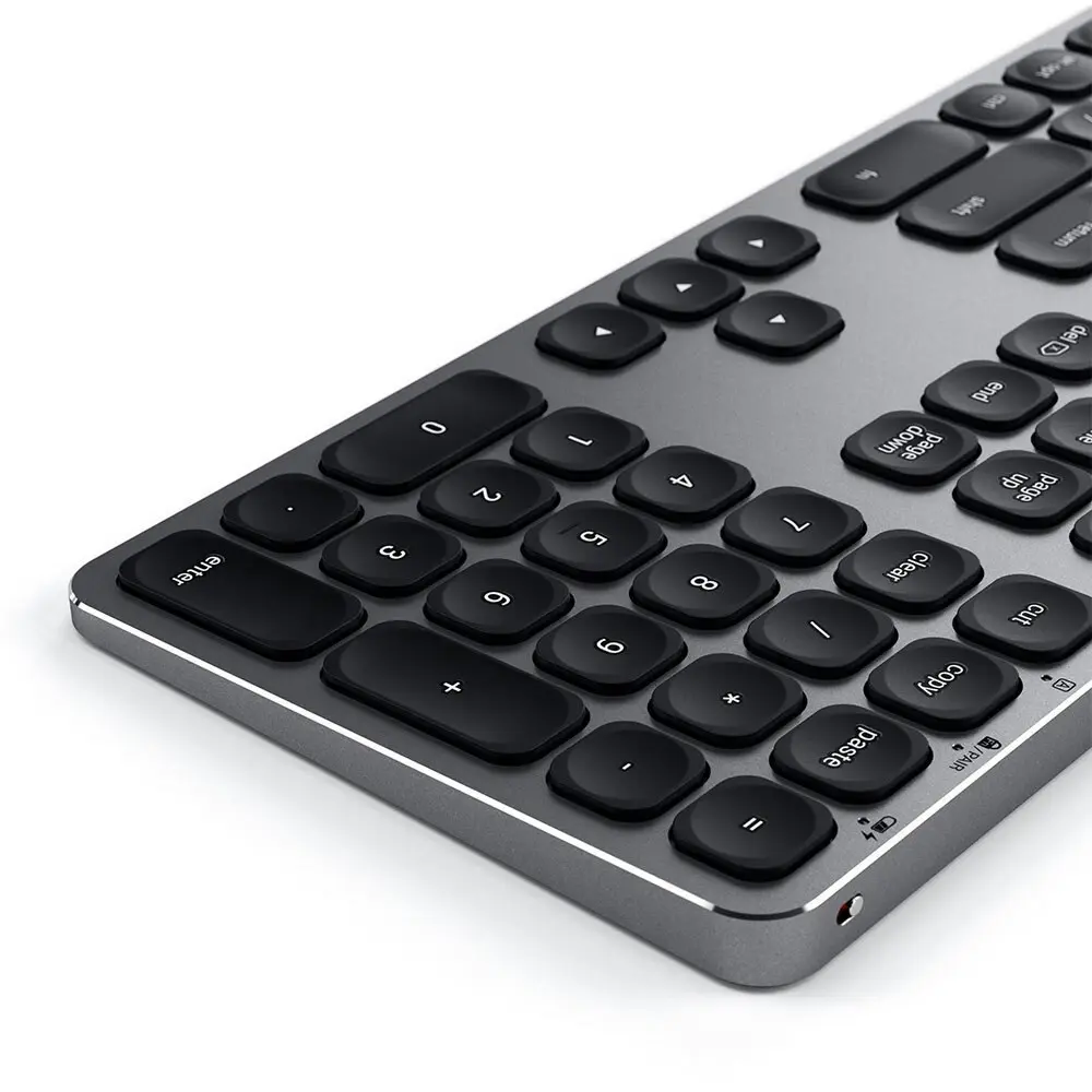 Satechi Rechargeable Bluetooth/Wireless Keyboard f/ iMac/iPad/Macbook Space Grey