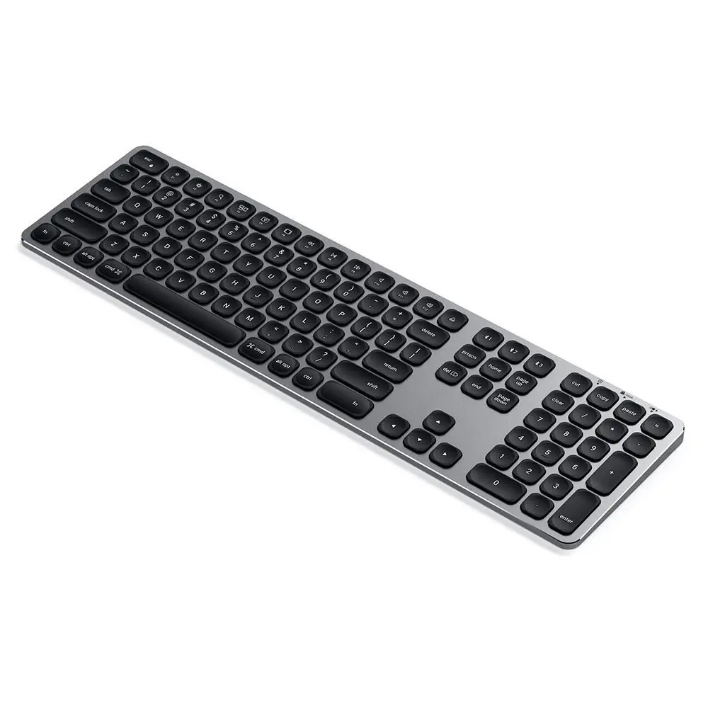 Satechi Rechargeable Bluetooth/Wireless Keyboard f/ iMac/iPad/Macbook Space Grey