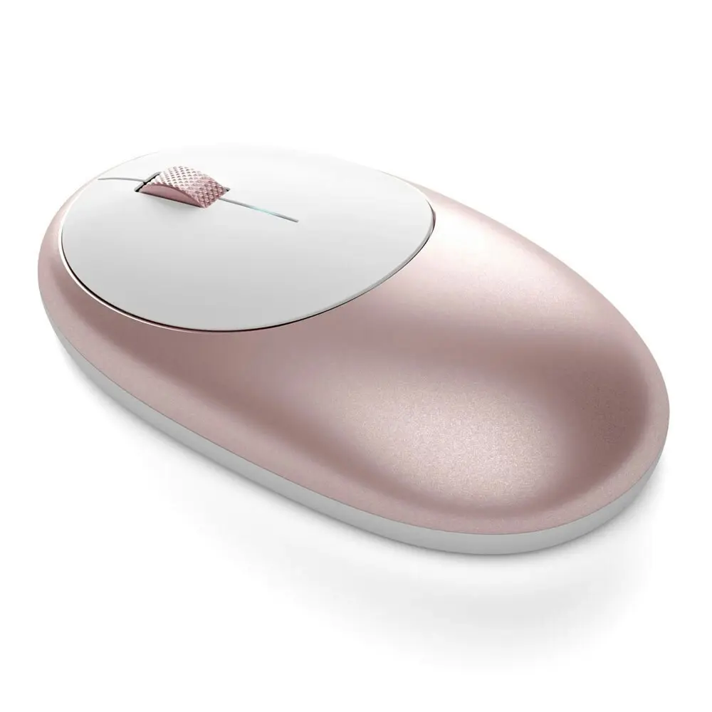 Satechi M1 Bluetooth Wireless Optical Rechargeable Mouse for PC/Laptop Rose Gold