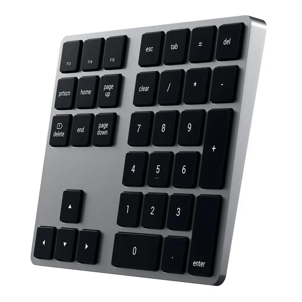 Satechi USB-C Rechargeable Keypad Bluetooth Wireless Extension f/ Keyboard Grey