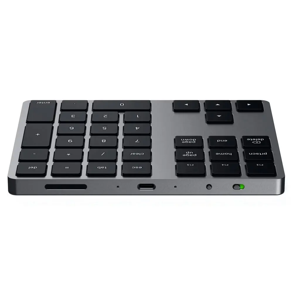 Satechi USB-C Rechargeable Keypad Bluetooth Wireless Extension f/ Keyboard Grey