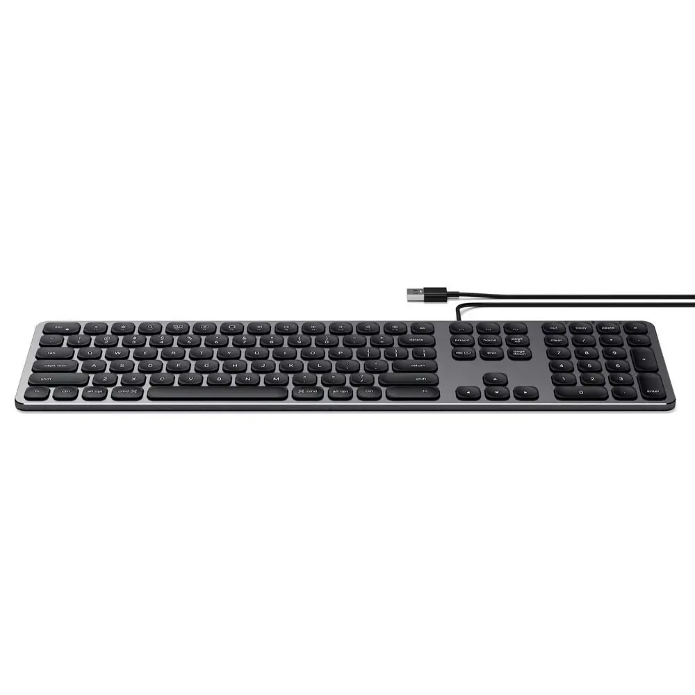 Satechi USB-A Wired Keyboard for PC Desktop Apple Mac/MacBook Air/Pro Space Grey