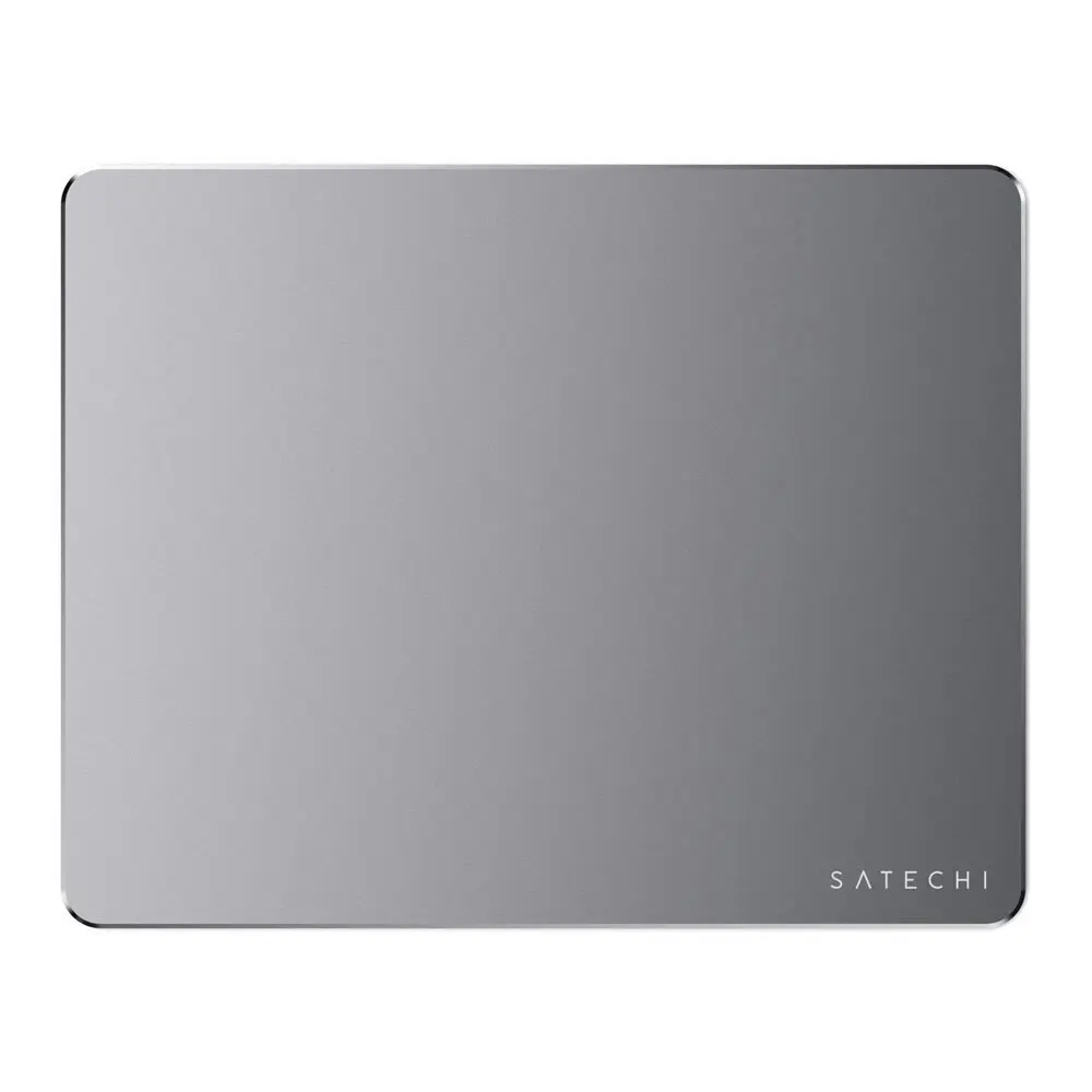 Satechi Aluminum Mouse Pad Computer Mice Mat w/ Anti-Slip Rubber Pad Space Grey