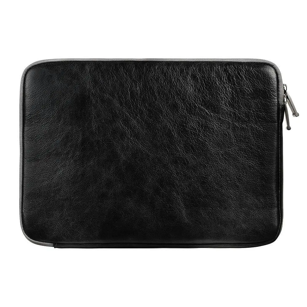 NVS Premium Leather Sleeve Case/Cover For 11" Surface Pro 3/4/5/6/7 Black