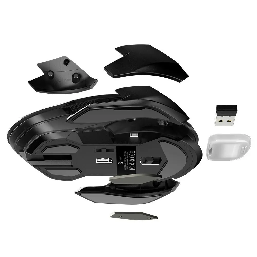 Game Sir GM300 RGB Wireless Optical Gaming Mouse for Laptop/PC Computer Black