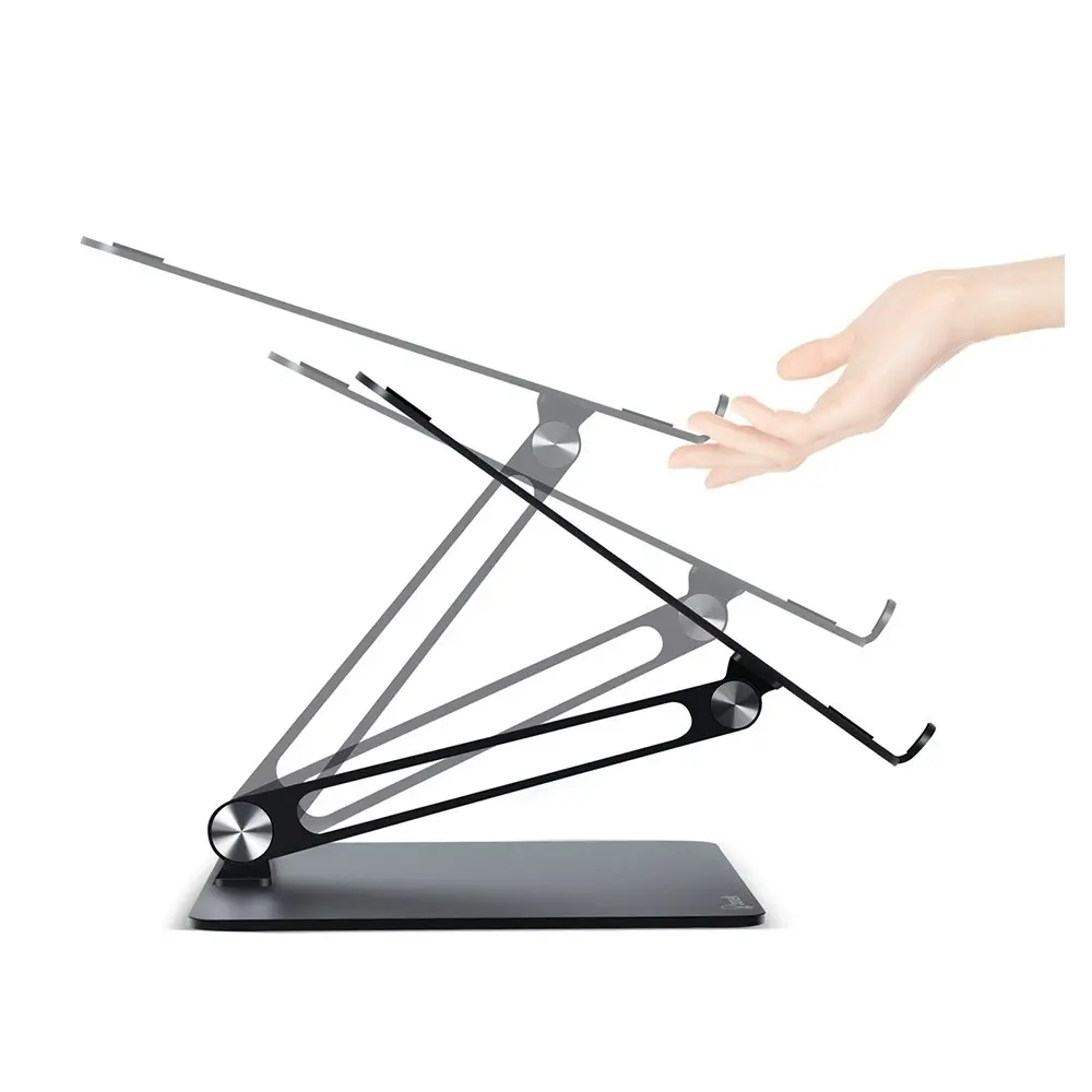 Bonelk Elevate 11" to 17" Laptop Stand Pivot Tiltable Portable Holder Black