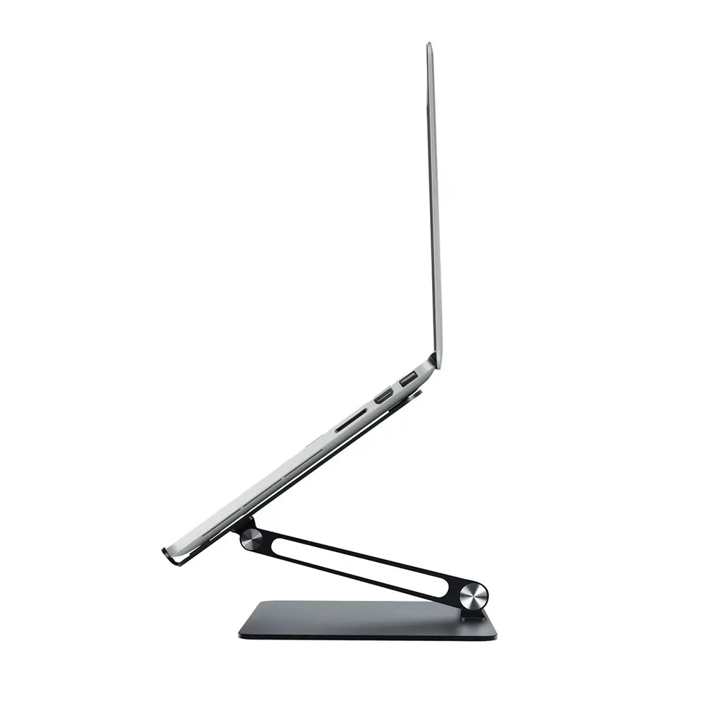 Bonelk Elevate 11" to 17" Laptop Stand Pivot Tiltable Portable Holder Black