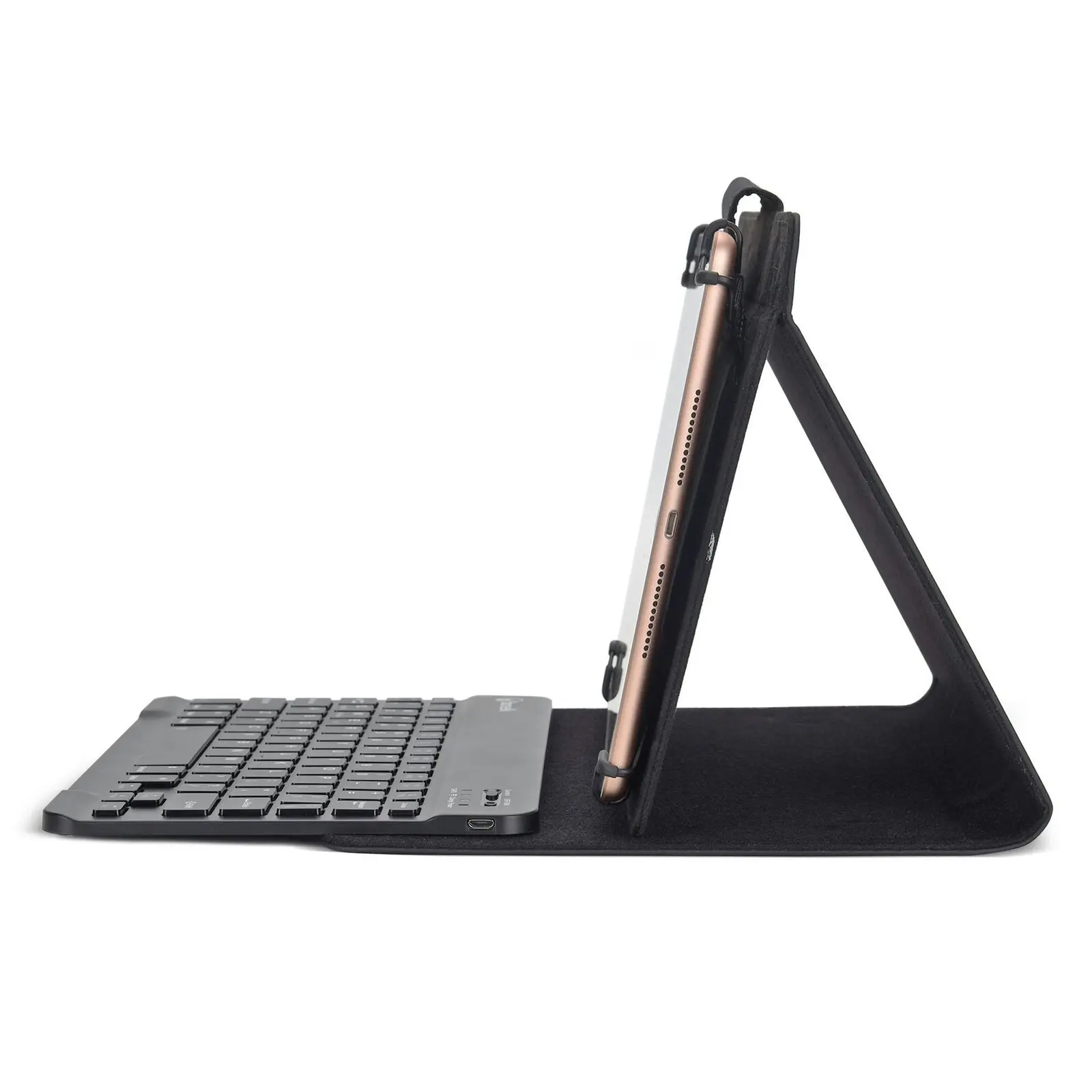 Bonelk Universal Keyboard Folio Case Magnetic Clasp Cover for 9"-11" Tablets BK