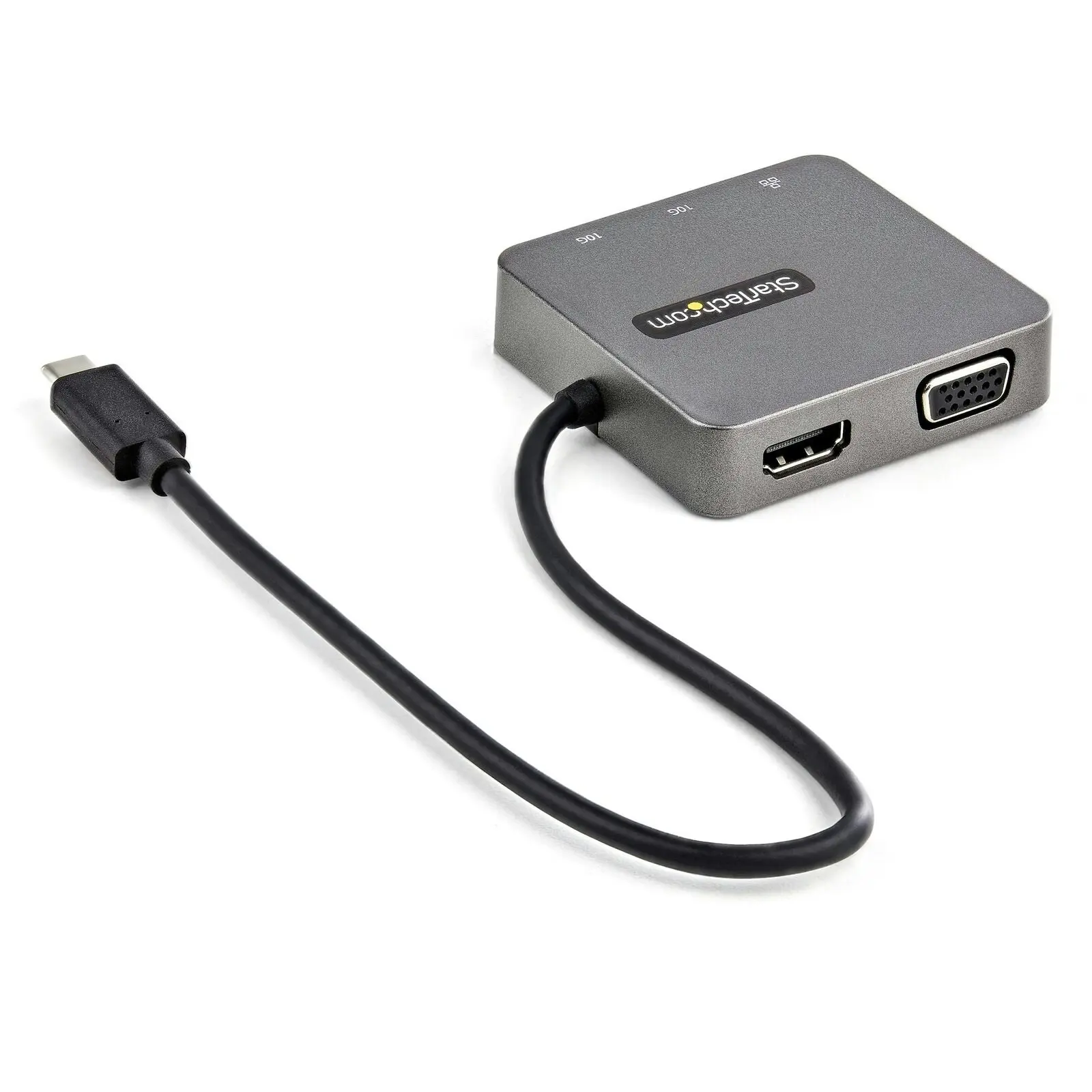 Star Tech Thunderbolt 3 USB-C to 4K HDMI/1080p VGA Video Adapter Gen 2 Hub 10G