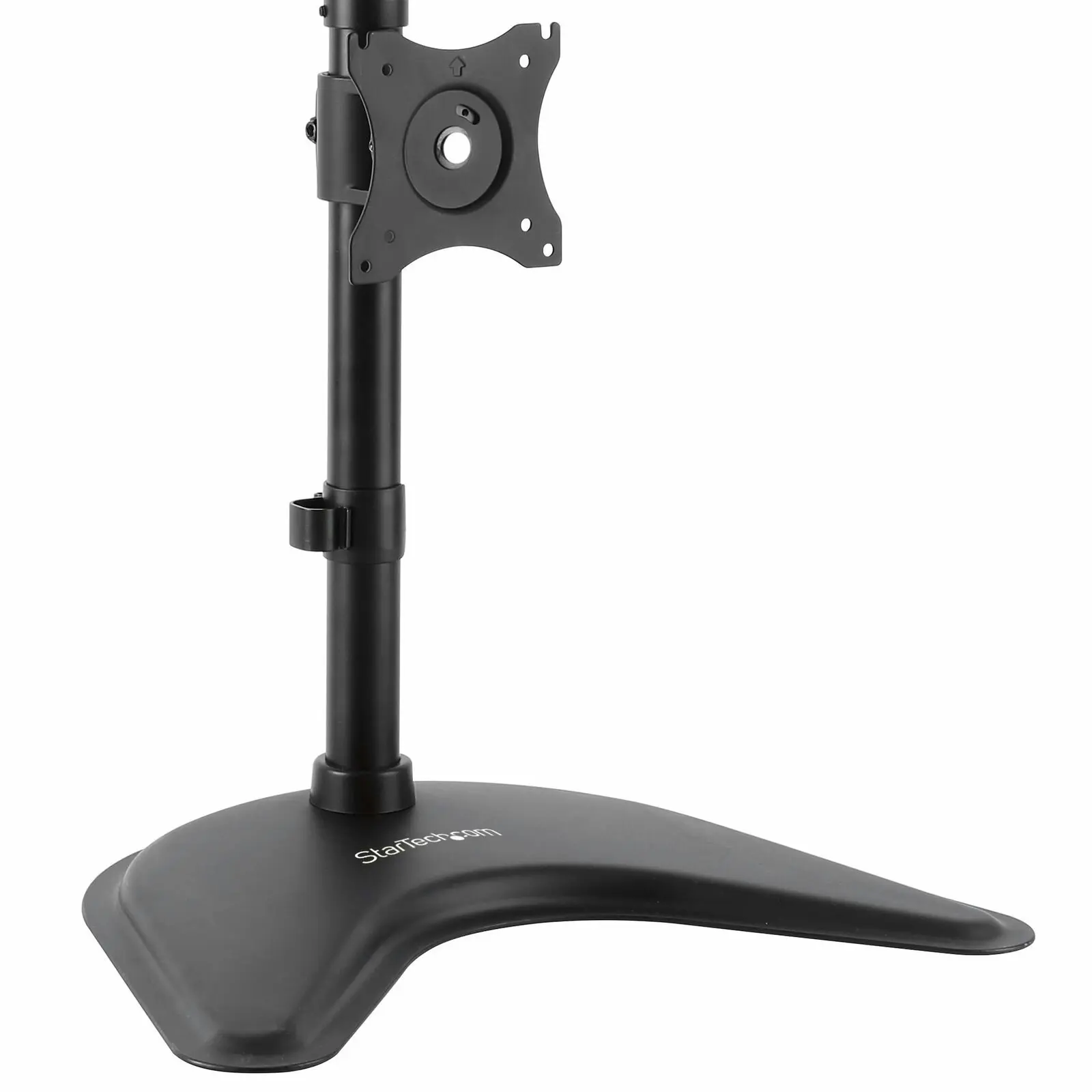 Star Tech Vertical Dual 10kg Per Monitor Steel Stand VESA Mount for 27in Display