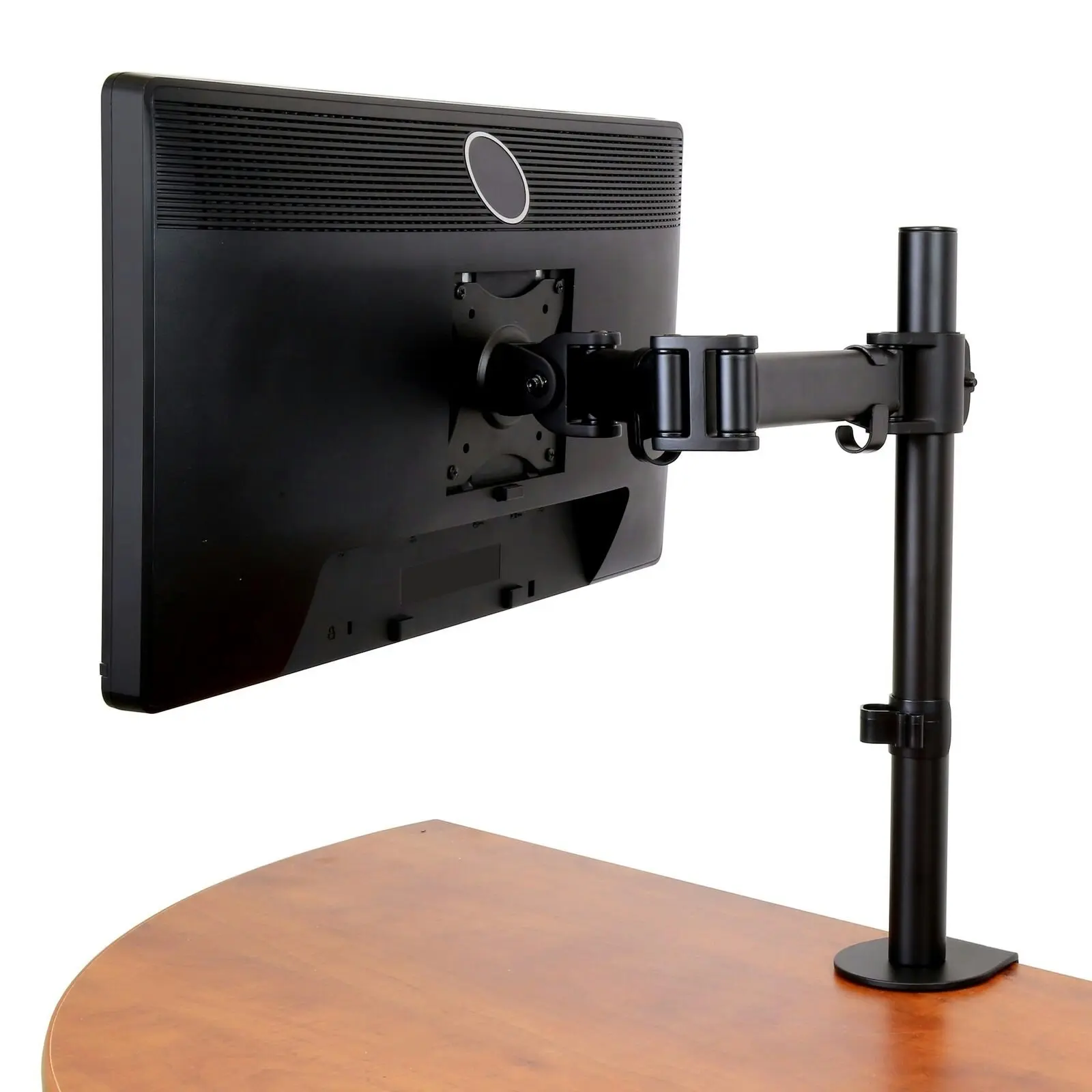 Star Tech Single Desk Mount Articulating Monitor Arm for 27-34in 8kg Display SLV