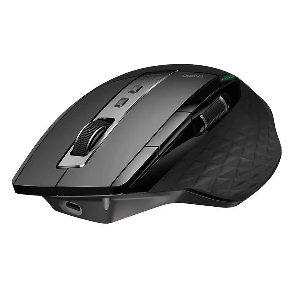 Rapoo MT750S Multi-Mode Wireless Laser Bluetooth 3200DPI Mouse for PC/Laptop BLK