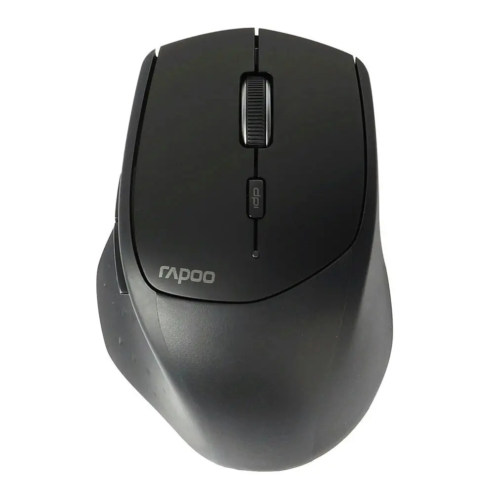 Rapoo MT550 Multi-Mode Bluetooth Wireless Optical Mouse 1600DPI for PC/Laptop BK