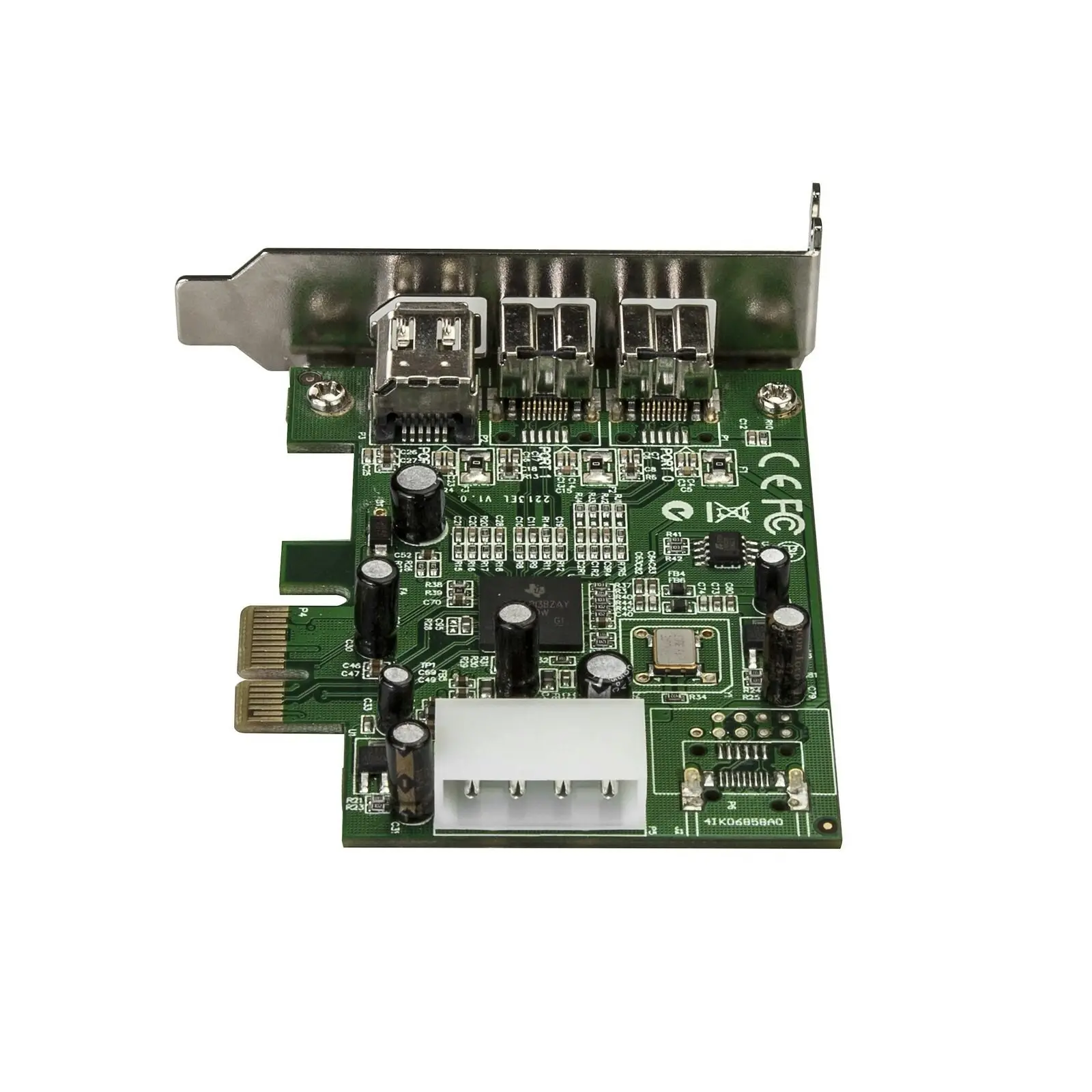 Star Tech 3-Port 2B 1A Low Profile PCI Express FireWire Adapter Expansion Card