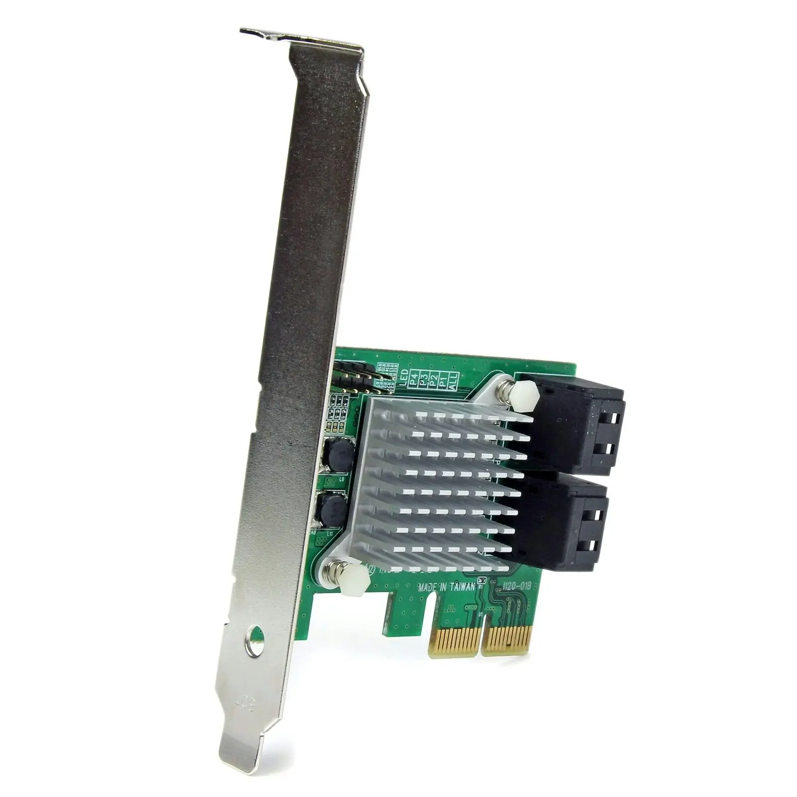 Star Tech 4 Port PCI Express 2.0 Internal SATA III 6Gbps PC RAID Controller Card