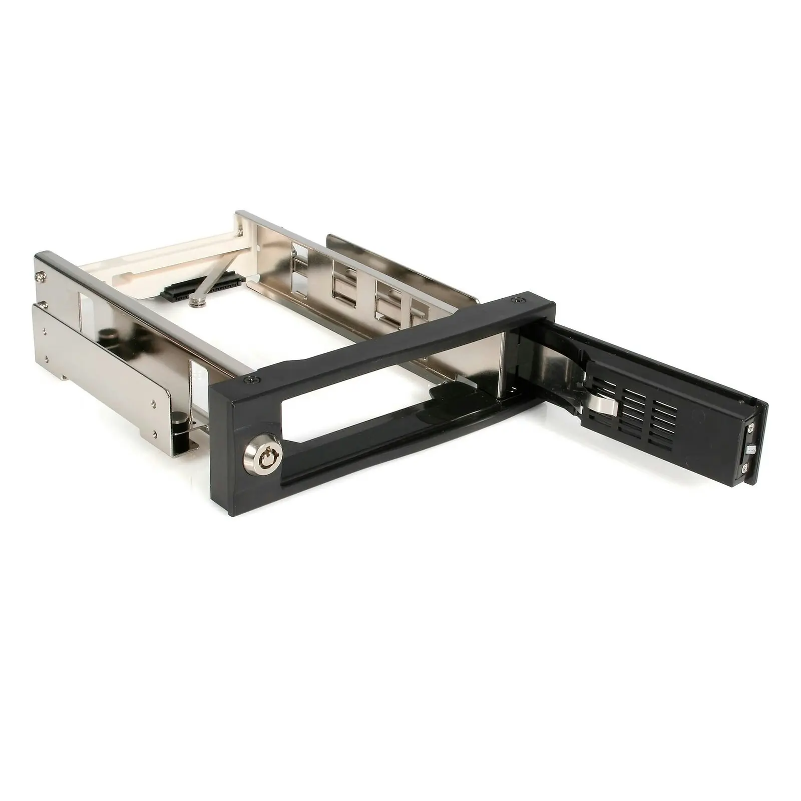 Star Tech 5.25in Trayless Hot Swap Mobile Rack Storage for 3.5in SATA Hard Drive