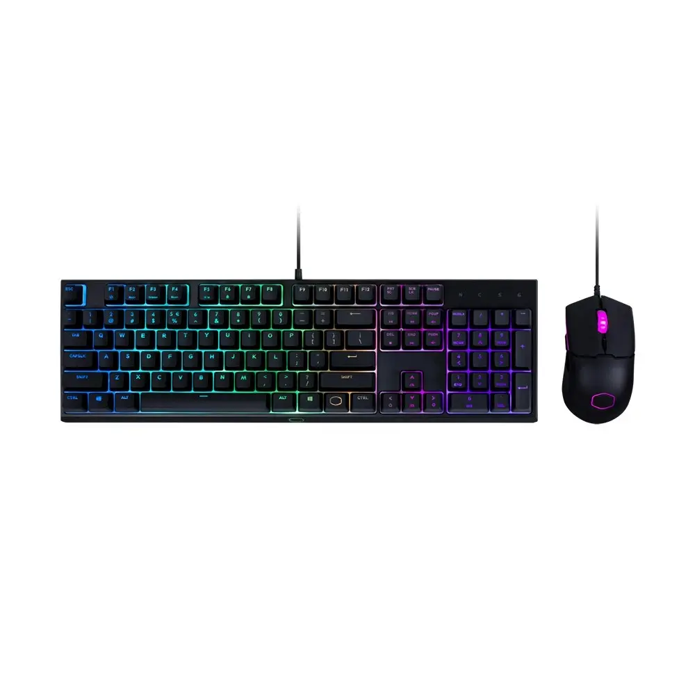 CoolerMaster MS110 Wired RGB Gaming Mem Chanical Keyboard/Mouse Combo Set for PC