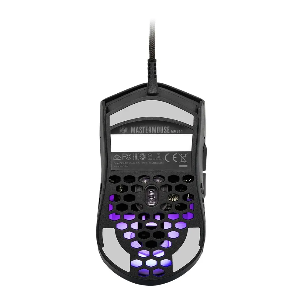 Coolermaster MM711 RGB UltraLight Pro Gaming Mouse for Laptop/Computer Glossy BK