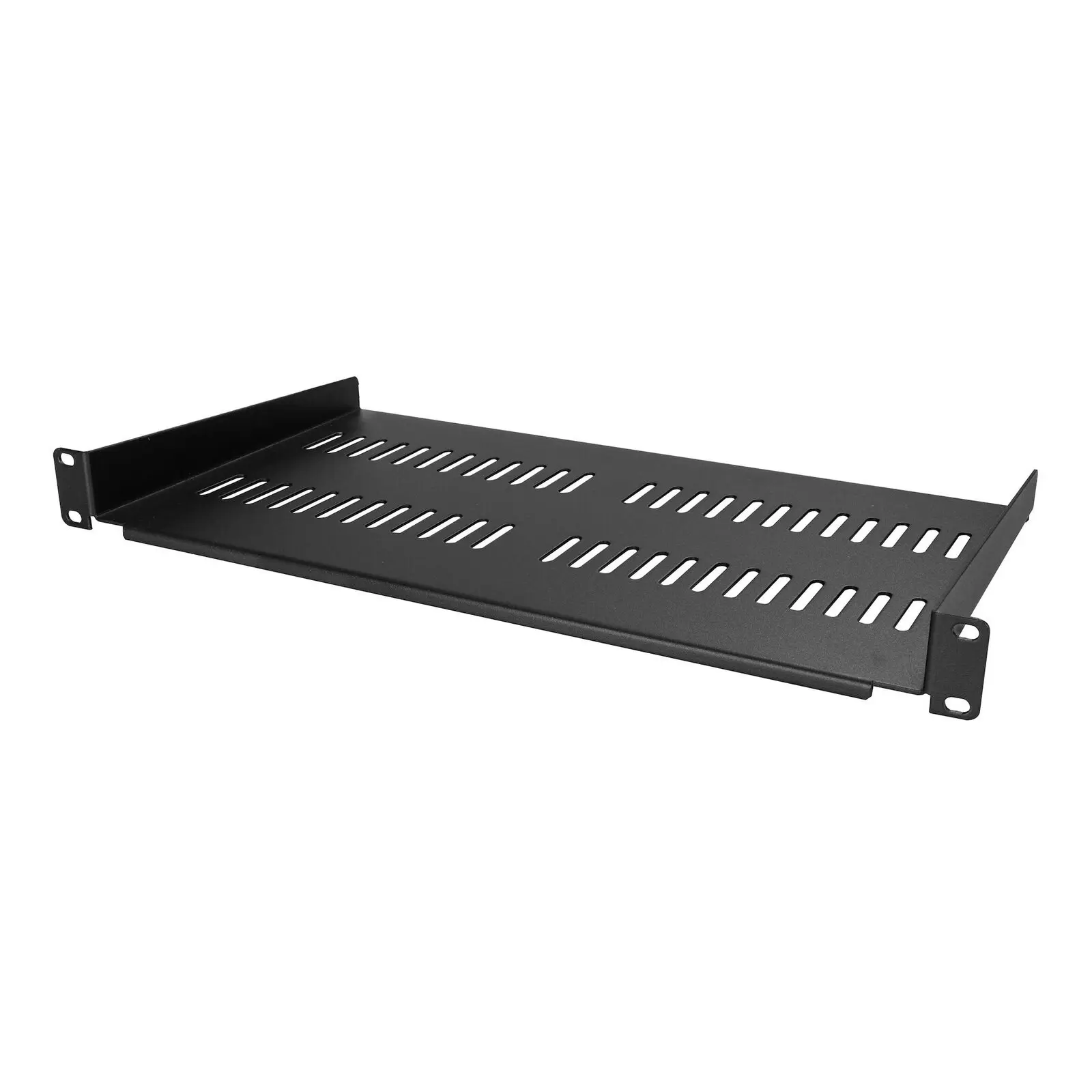 Star Tech 1U 25cm Vented Server Rack Cabinet Shelf w/ Cage Nuts & Screws 44lbs