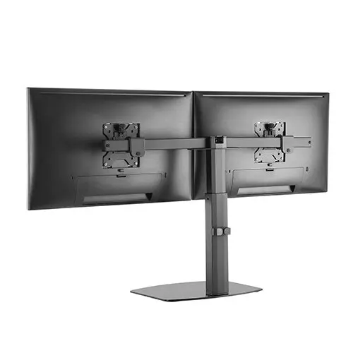 Brateck 78cm Dual Screen Pneumatic Vertical Lift Stand f/17‘-27’ Monitor/Desktop