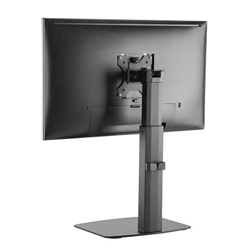 Brateck Single 17'-32' Screen Monitors Stand Flat/Curved Pneumatic Vertical Lift