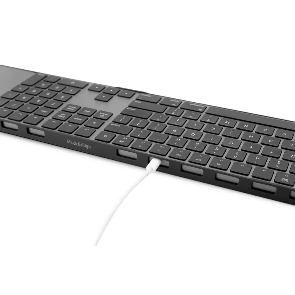 Twelve South MagicBridge Extended Apple Magic Keyboard & Trackpad Touchpad Black