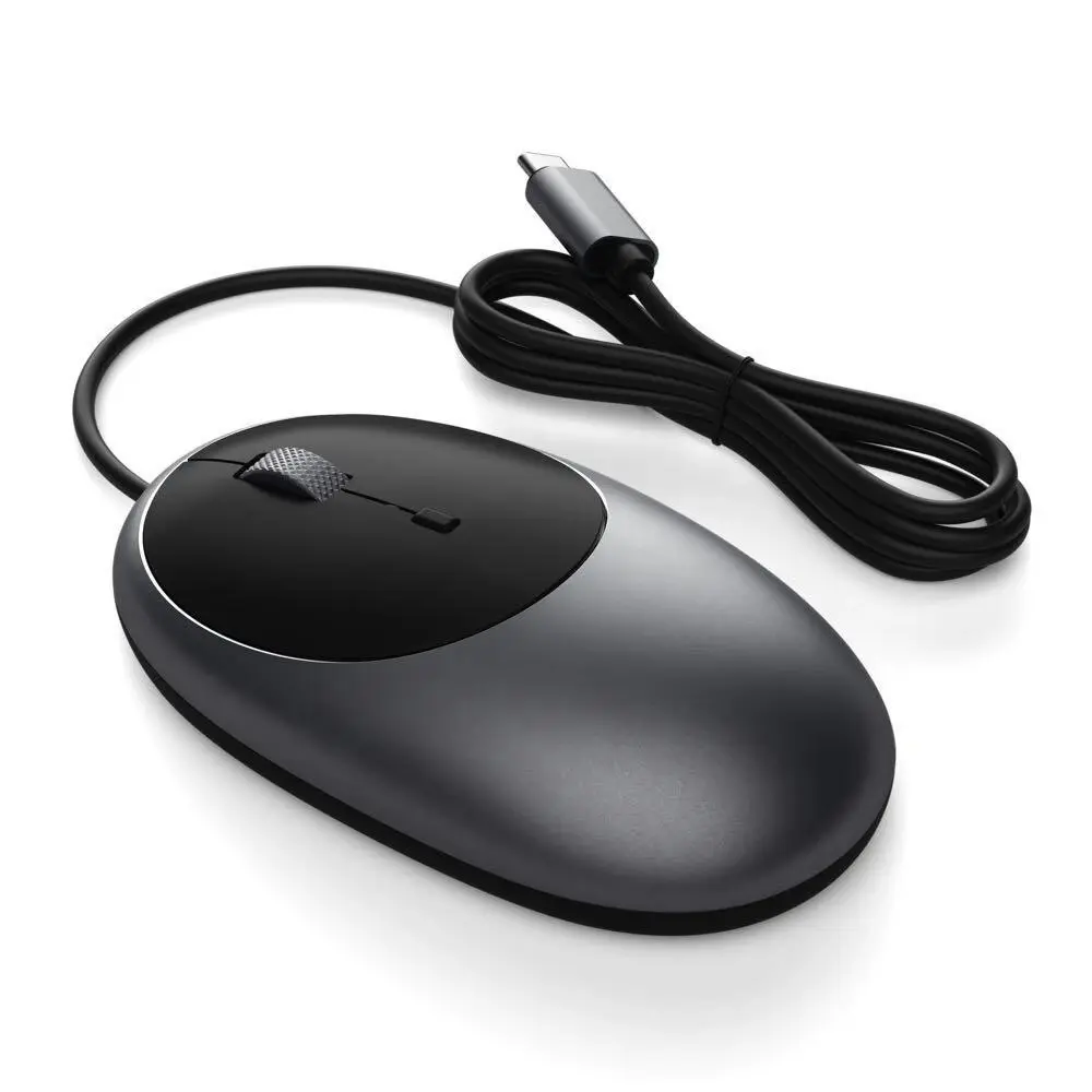 Satechi C1 USB-C Wired Mouse Adjustable DPI for PC/Laptop Desktop/MacBook Grey