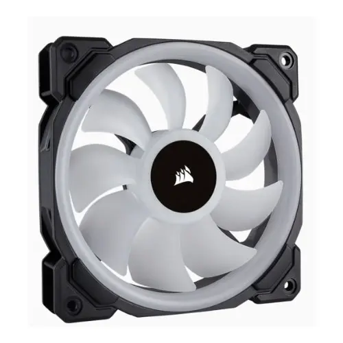 Corsair LL140 140mm 51 CFM RGB Dual Light Loop PWM Cooling Fan f/ Gaming PC Case