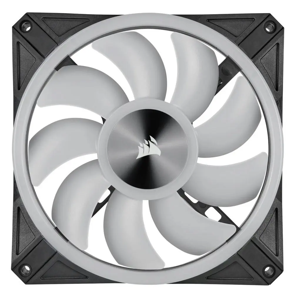 2PK Corsair iCUE QL140 RGB 140mm PWM 1250 RPM Cooling Fans f/ Gaming PC Case BLK