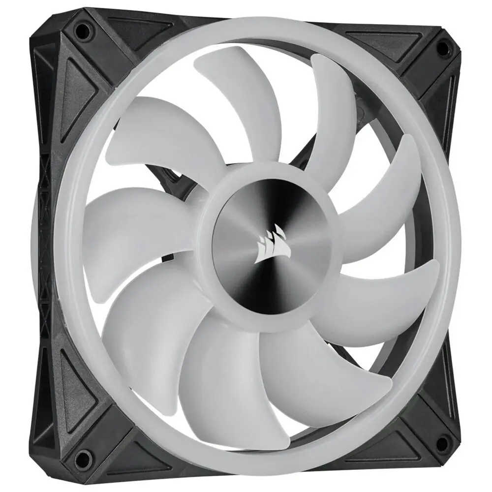 2PK Corsair iCUE QL140 RGB 140mm PWM 1250 RPM Cooling Fans f/ Gaming PC Case BLK