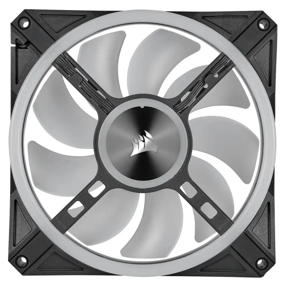 2PK Corsair iCUE QL140 RGB 140mm PWM 1250 RPM Cooling Fans f/ Gaming PC Case BLK