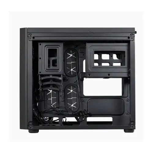 Corsair Crystal 280X RGB Tempered Glass 2 Chamber Micro ATX Case f/Gaming PC BLK