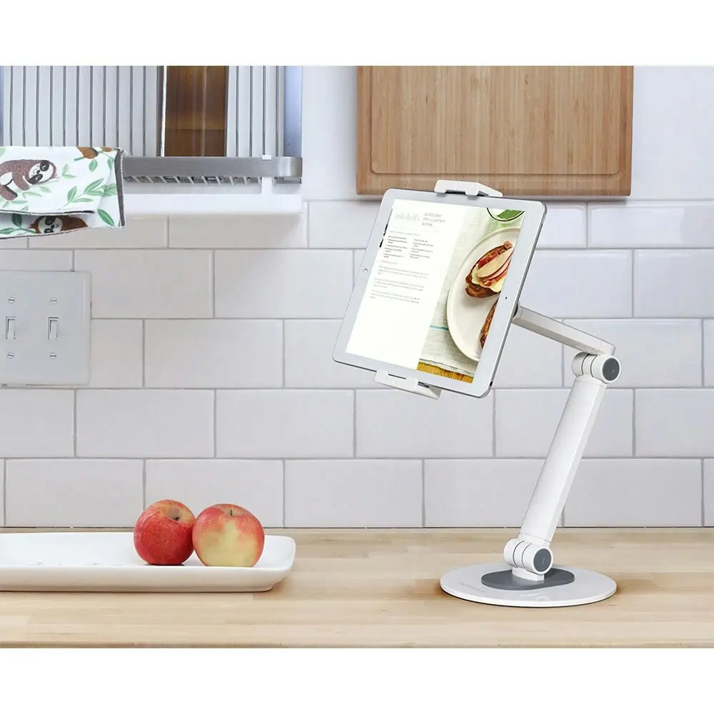 Activiva 47cm Universal iPad & Tablet Tabletop Stand f/ Tablets 4.7-12.9in White