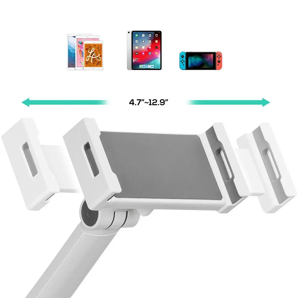 Activiva 136cm Universal iPad & Tablet Floor Stand f/ Tablets 4.7-12.9in White