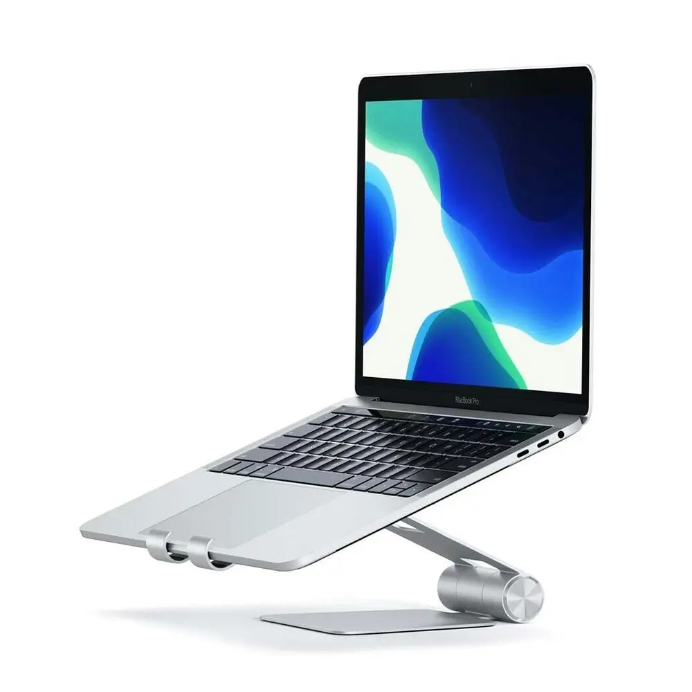 Satechi Aluminium Silver R1 Foldable Stand/Holder Mount For Phone/Laptop/Tablet