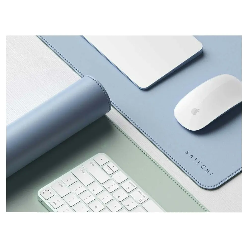 Satechi 58cm Blue Dual Sided Reversible Deskmate Mat PC/Laptop Table Mouse Pad