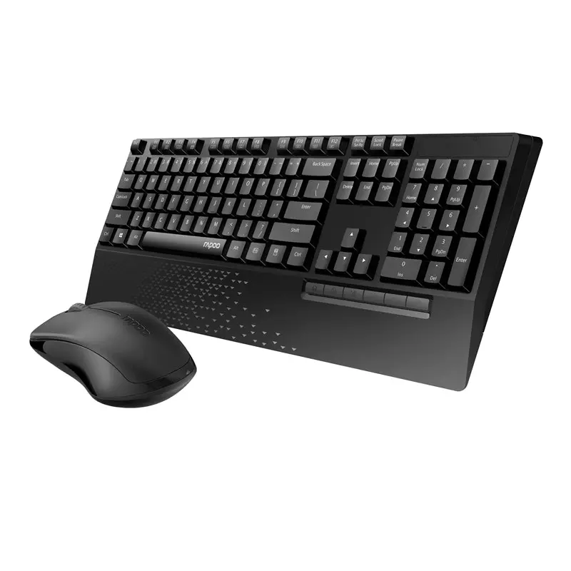 Rapoo X1960 Wireless 2.4GHz Cordless Mouse & Keyboard Combo For PC/Laptop Black