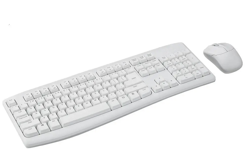 Rapoo X1800Pro Wireless 2.4GHz Optical Mouse/Keyboard Combo For PC/Laptop White