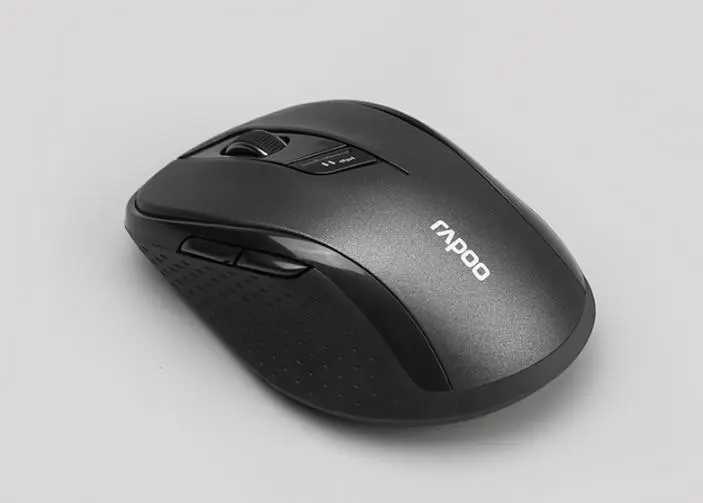 Rapoo M500 Wireless/2.4GHz Bluetooth Optical Mouse For PC/Computer Laptop Black