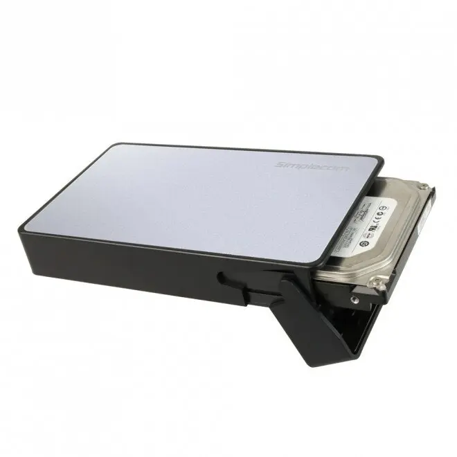 Simplecom SE325 Case Enclosure Cover For 3.5" SATA HDD to USB 3.0 Hard Drive SLV