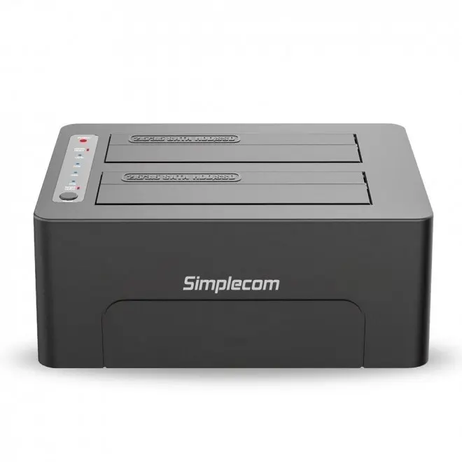 Simplecom SD422 Dual Bay USB 3.0 Docking Station Holder For 2.5"/3.5" SATA Drive