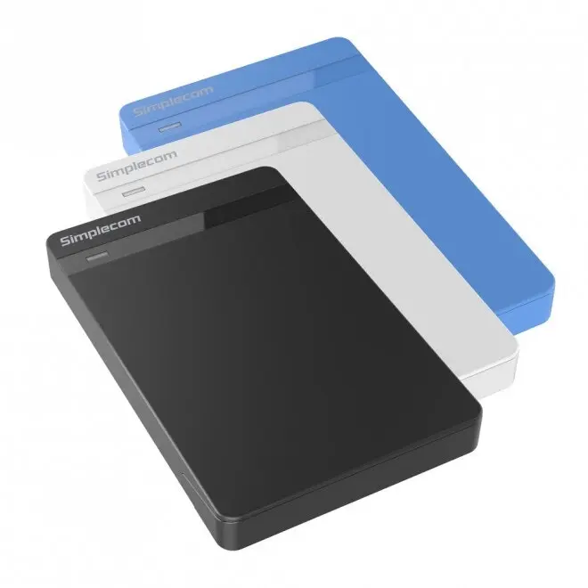 Simplecom SE203 Enclosure Case For 2.5" SATA HDD SSD to USB 3.0 Hard Drive Blue